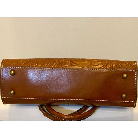 Patricia Nash Rienzo Leather Handbag w/Dustbag - Picture 4 of 9